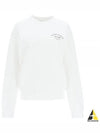 Studio Crew Neck Cotton Sweatshirt White - SPORTY & RICH - BALAAN 2