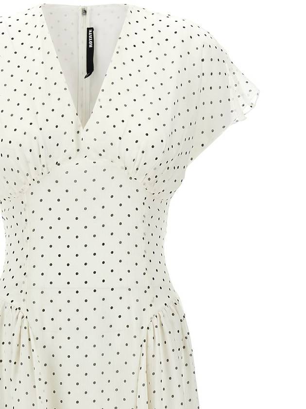 Rotate Birger Christensen Polka Dot Maxi Dress - ROTATE - BALAAN 3