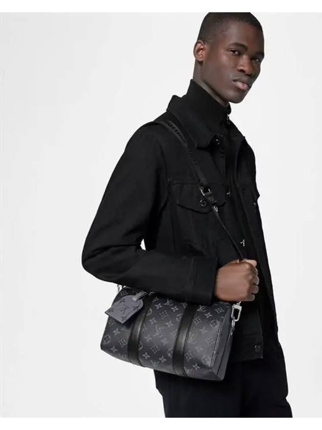 City Keepall Cross Bag Black - LOUIS VUITTON - BALAAN 7