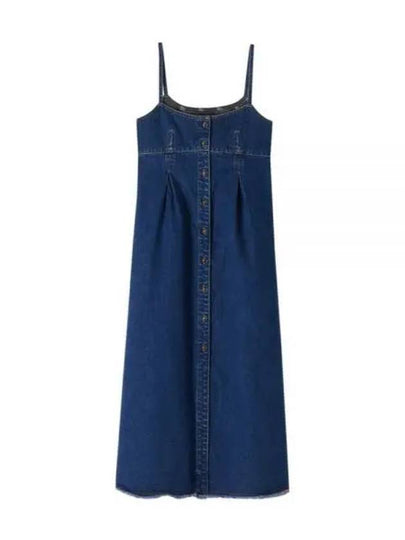 Malibu Denim Long Dress Stonewash Indigo - A.P.C. - BALAAN 2