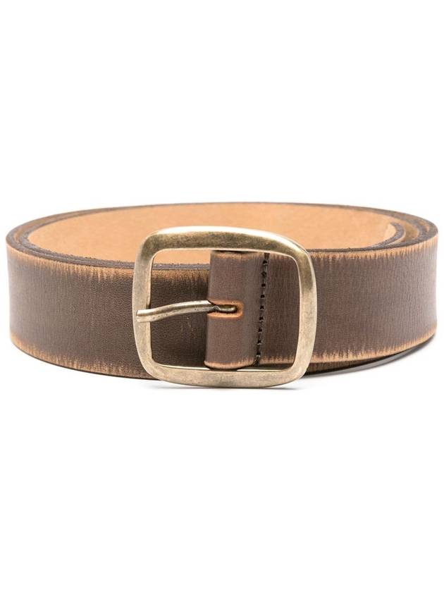 DSQUARED2 Logo-Debossed Leather Belt - DSQUARED2 - BALAAN 1