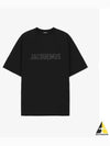 Le Typo Short Sleeve T-Shirt Black - JACQUEMUS - BALAAN 2