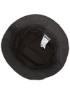 Le Bob Ovalie Nylon Bucket Hat Black - JACQUEMUS - BALAAN 7