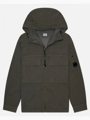 Taylon-P Zip Up Hoodie Green - CP COMPANY - BALAAN 1