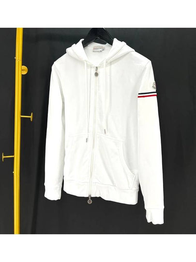 Wapen Patch Hooded Zip Up White S Size - MONCLER - BALAAN 2