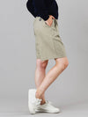 Wool Blend Spandex Banding Light Khaki Beige 5-quarter Pintuck Pants DO6232PT52 - DOYOUKNOWMC GOLF WEAR - BALAAN 3