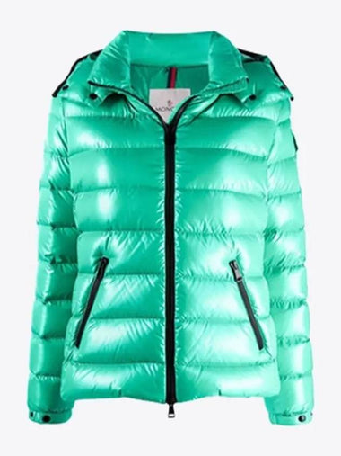 Body arm logo patch hood padding glossy green women s 1A52400 68950 863 - MONCLER - BALAAN 1