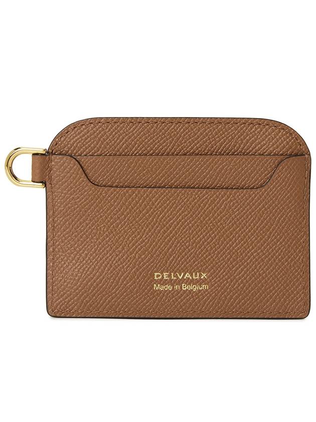 Vagabond Alpina Calf Leather Card Wallet Tan - DELVAUX - BALAAN 3