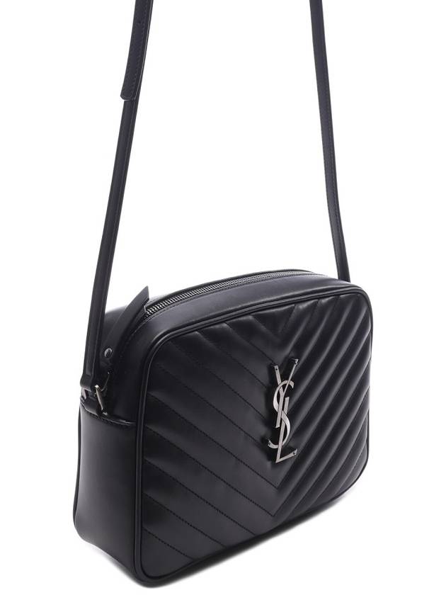 Roux Quilted Cross Bag Black - SAINT LAURENT - BALAAN 4