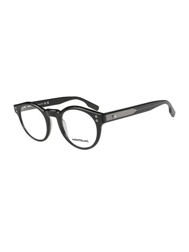 Glasses Frame MB0123O 001 Round Acetate Men Women Glasses - MONTBLANC - BALAAN 3