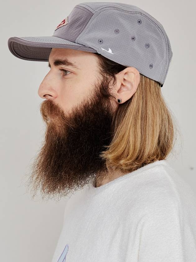 Overfit Two-Tone Camp Cap Gray - AKAW - BALAAN 2