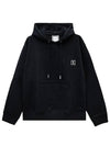 Back Embroidery Logo Cotton Hoodie Black - WOOYOUNGMI - BALAAN 5