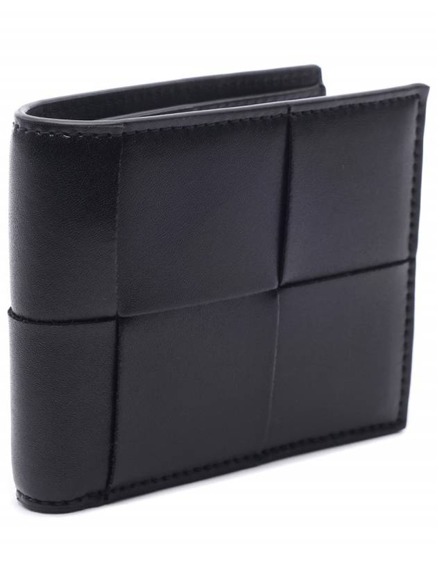 Intrecciato Half Wallet Black - BOTTEGA VENETA - BALAAN 4