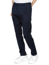 Men's Virgin Wool Straight Pants Navy - DRUMOHR - BALAAN 6