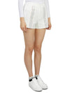 Women's Triple Rain Jersey Shorts White - HORN GARMENT - BALAAN 4