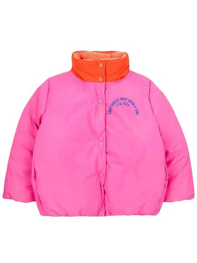 Kids Circle Anorak Jacket Pink B224AC132 561 - BOBO CHOSES - BALAAN 2