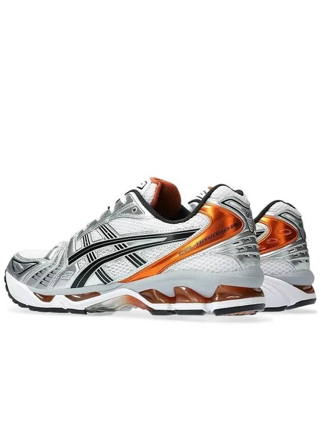 Gel Kayano 14 Low Top Sneakers Orange White Grey - ASICS - BALAAN 5