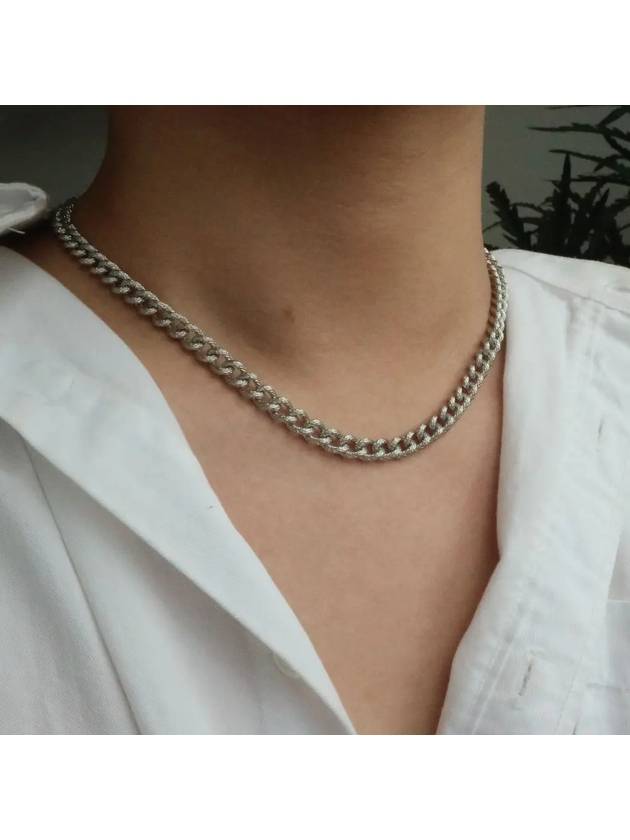 Men s Necklace Surgical Steel Chain CLEF BLING LONG NEC - BASSCLEF - BALAAN 3