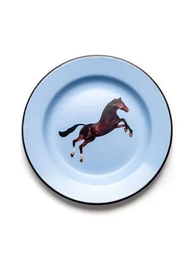 TP Enamel Plate Horse 26 - SELETTI - BALAAN 1