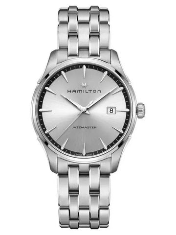 Jazzmaster Quartz 40mm Metal Watch Silver - HAMILTON - BALAAN 1