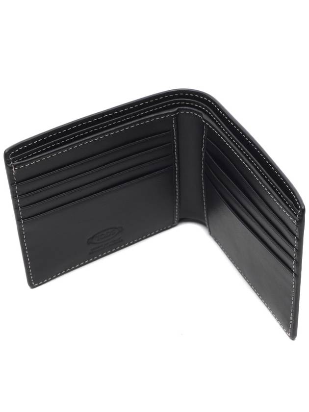 Center Stitch Half Wallet Black - TOD'S - BALAAN 7