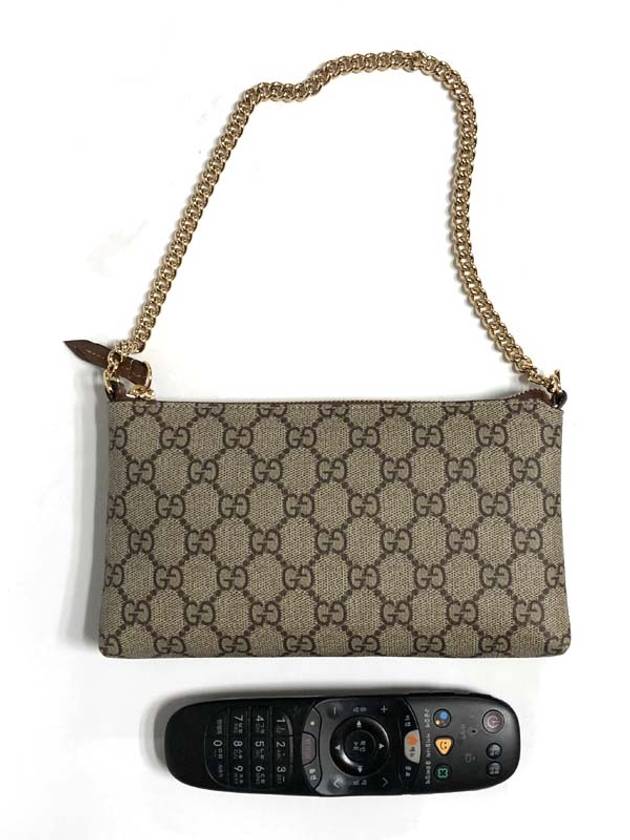 GG Supreme Mini Shoulder Bag Beige - GUCCI - BALAAN 7