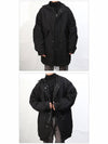 Back Printing Hooded Parka Jacket Black - RAF SIMONS - BALAAN 3