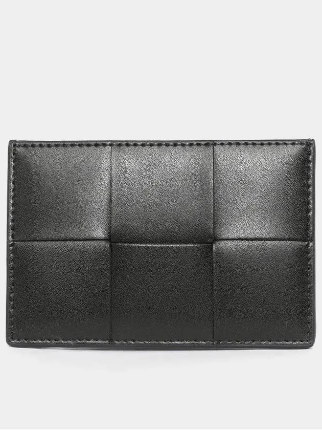 Intrecciato Cassette Card Wallet Black - BOTTEGA VENETA - BALAAN 2