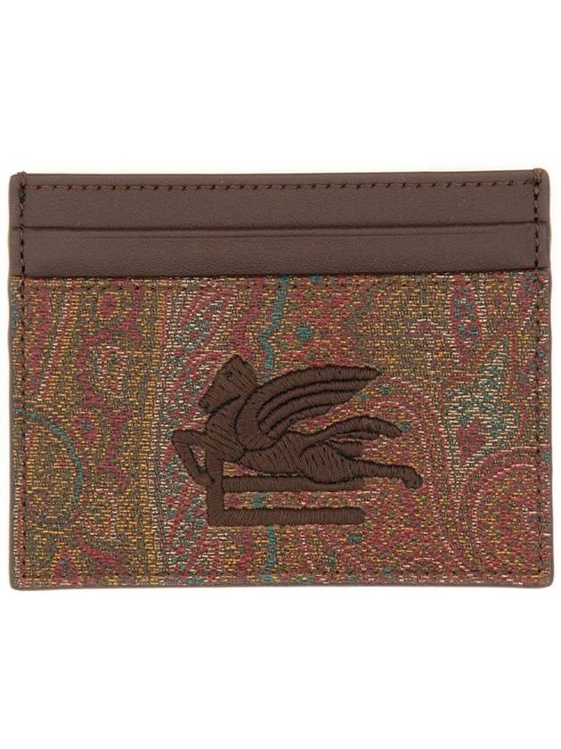 Etro Paisley Card Holder With Pegasus - ETRO - BALAAN 1