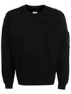 Cotton Fleece Sweatshirt Black - CP COMPANY - BALAAN 2