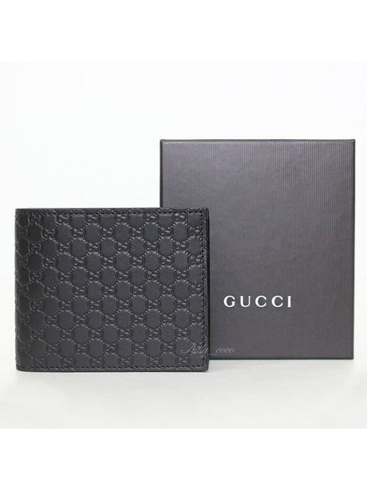 Micro GG Ssima Bifold Wallet Black - GUCCI - BALAAN 2