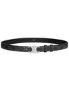 Triomphe Canvas Belt Black - CELINE - BALAAN 5