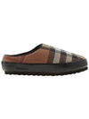 House Check Flat Slippers Brown - BURBERRY - BALAAN 3