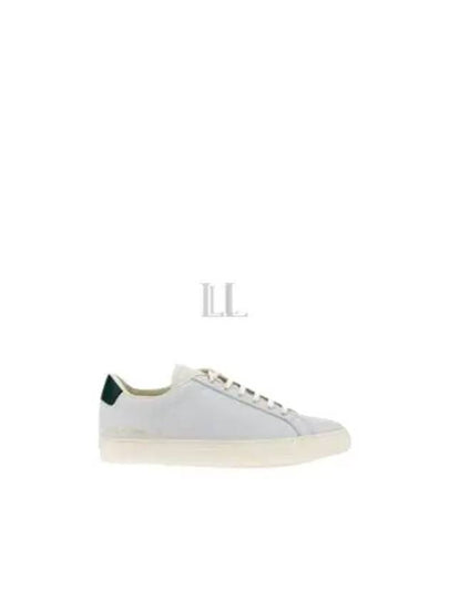 Retro Leather Nubuck Low Top Sneakers Green White - COMMON PROJECTS - BALAAN 2