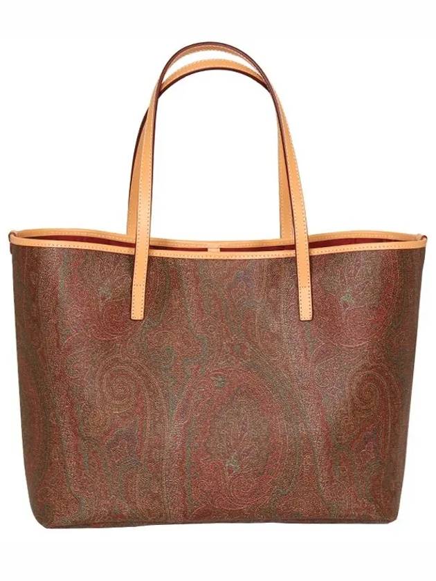 Paisley Medium Shopper Shoulder Bag Brown - ETRO - BALAAN 2