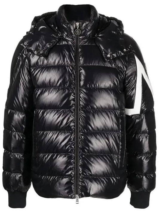 Men's Corydale Down Short Padded Jacket Black - MONCLER - BALAAN 1