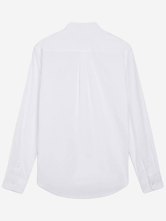 Classic Logo Long Sleeve Shirt White - MAISON KITSUNE - BALAAN 3