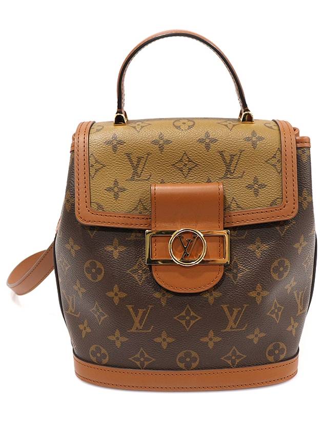 M45142 Monogram Reverse Canvas Dauphine PM Backpack - LOUIS VUITTON - BALAAN 1