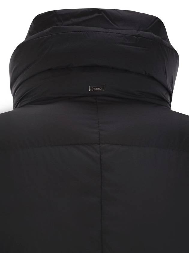 A-Shape High Neck Padding Black - HERNO - BALAAN 5