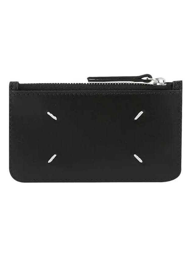 Stitch Zipper Card Wallet Black - MAISON MARGIELA - BALAAN 2