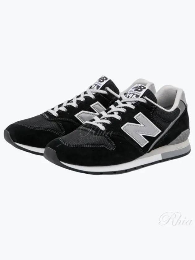 996 Logo Leather Low Top Sneakers Black NBP7ES134B 19 - NEW BALANCE - BALAAN 2