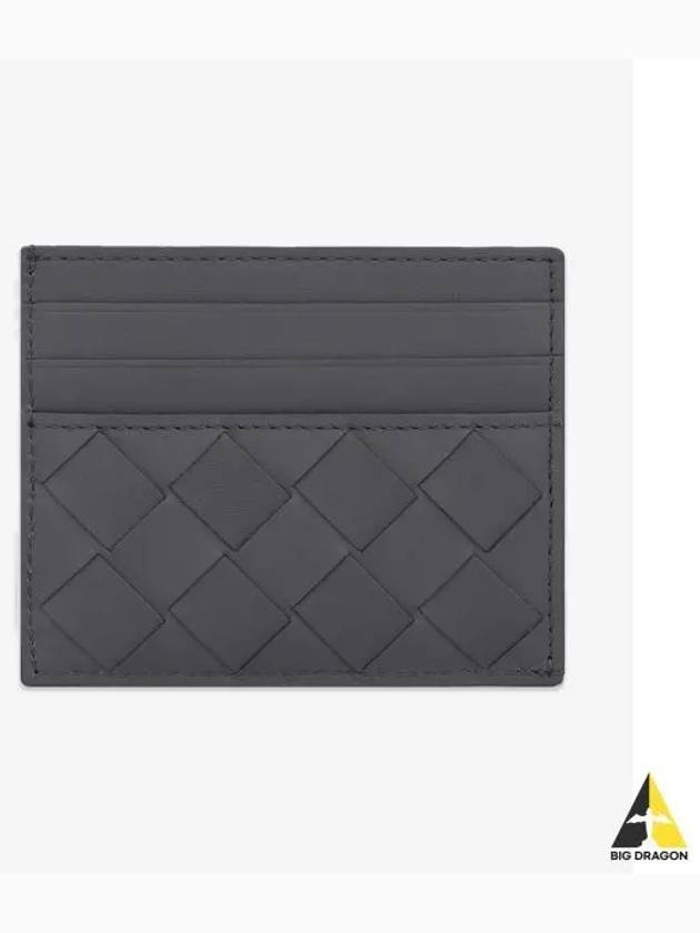 Intrecciato Card Holder Light Gray 607361V3US31450 - BOTTEGA VENETA - BALAAN 2