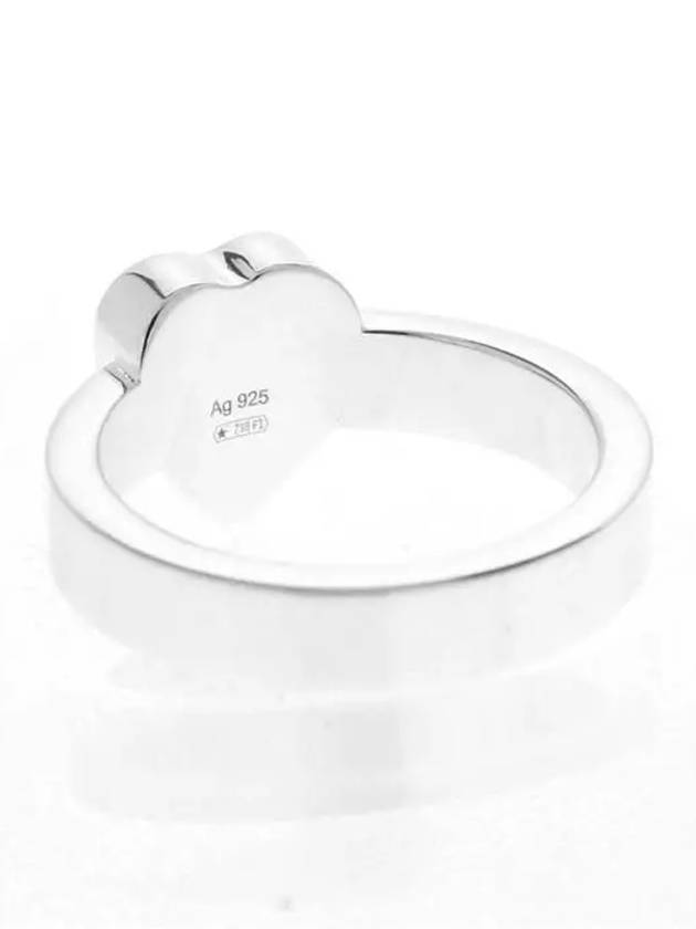 Logo Heart Motif Ring YBC223867001 Silver - GUCCI - BALAAN 4