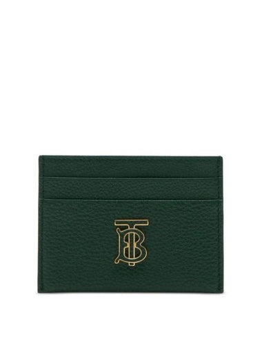 TB embellished grained-leather cardholder - BURBERRY - BALAAN 1