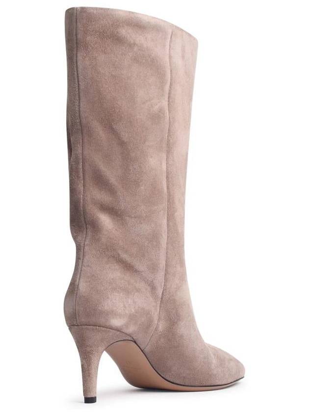 Paris Texas 'Stiletto' Beige Suede Boots - PARIS TEXAS - BALAAN 1