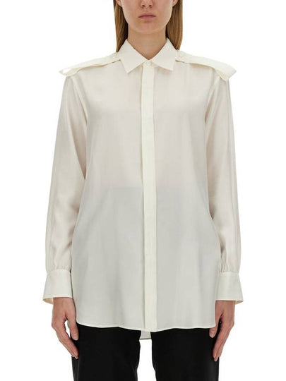 silk long sleeve shirt 8087449 - BURBERRY - BALAAN 2