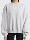 T by Alexander Wang Essential Terry Sweatshirt Sweatshirt Gray - ALEXANDER WANG - BALAAN 1