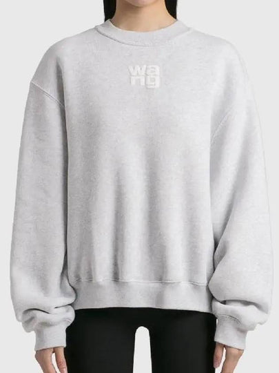 Logo Print Sweatshirt Grey - ALEXANDER WANG - BALAAN 2