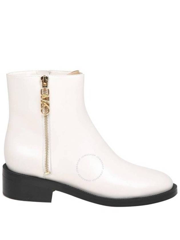 Michael Kors Cream Regan Leather Ankle Boots, Brand Size 6 ( US Size 6 ) - MICHAEL KORS - BALAAN 1