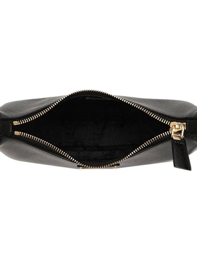 Re-Edition Saffiano Leather Mini Shoulder Bag Black - PRADA - BALAAN 5